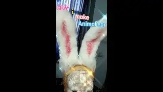 kuping kupingan ucul buat cosplay | tutorial animal ear for cosplay.