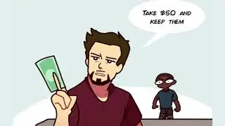 Tony Spoils Peter [MCU Comic Dub]