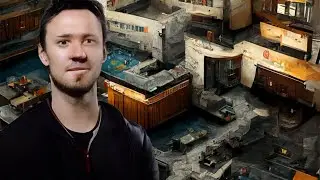 Нейросеть Юзя учится рисовать карты для CSGO