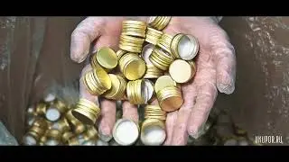 Колпачки алюминиевые с прокатанной резьбой.