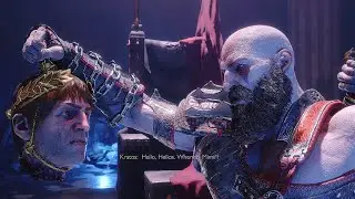 Kratos Meets Helios in Valhalla Scene - God of War Ragnarok Valhalla DLC