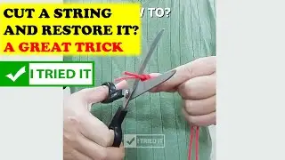 How to cut a string and restore it? | I Tried #8