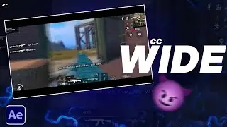 Wide Time - After effects tutorial | Best Effect For PUBG edits