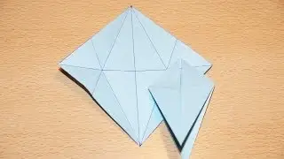 Базовая форма оригами Рыба  ////  The basic form of origami fish