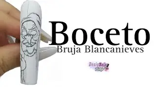 Boceto de la bruja de Blancanieves 🧹 (sin explicación) / Designails Tay