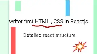 React me code krna hai | React ka structure
