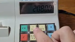 Миника 1102Ф. Пробитие чека
