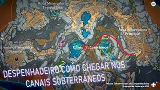 GENSHIN IMPACT - DESPENHADEIRO COMO CHEGAR NOS CANAIS SUBTERRANEOS
