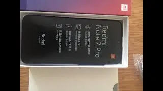 Xiaomi redmi note 7 pro  распаковка