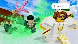 BATTLE WITH THE SEA KING ⛵️ Roblox BLOX FRUITS Funny Moments (Part 2)