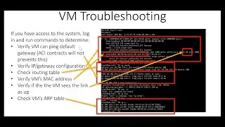 Troubleshooting ACI in a VMware vSphere Environment
