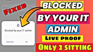 blocked by your it admin problem -blocked by your it admin problem fix/ fix blocked by your it admin