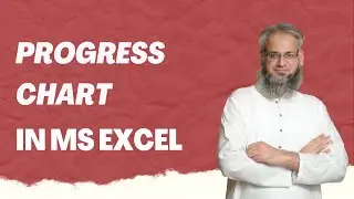 Progress chart in Excel using check boxes and conditional formatting | Fun with MS Excel