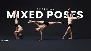 How to Mix Poses in Daz Studio