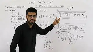 Gate 2008 pyq C Programming | C program is given below:int main (){int i, j;char a[2][3]={{'a','b'..