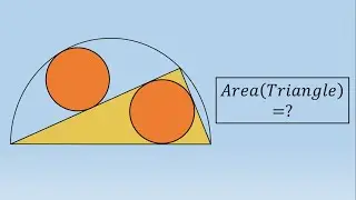 Triangle Inside A Semi-circle .....