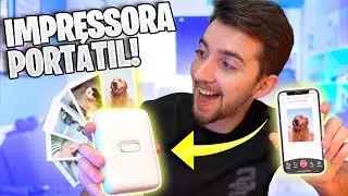 Instax MINI LINK - Imprima suas FOTOS com essa POLAROID PORTÁTIL! (impressora polaroid)