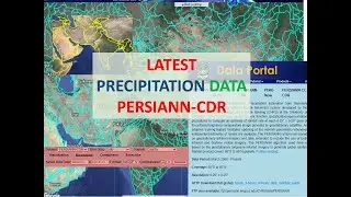 Download Latest PERSIANN-CDR Precipitation Data Using Point/shapefile/country/watershed