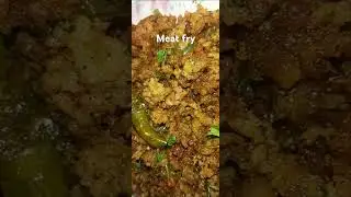 Tasty Meat fry Recipe #youtube #youtubeshorts #imarascookbook