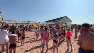 ПЕННАЯ ВЕЧЕРИНКА на берегу МОРЯ/ ЛУЧШАЯ гостиница на Азовском море 