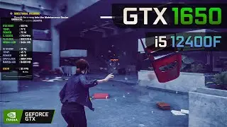 Control | GTX 1650 + i5 12400F | 1080p