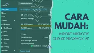 IMPORT MIKROTIK CHR  KE PROXMOX 7.3-3
