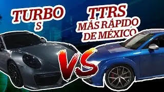 TTRS más rápido de México vs TURBO S y CORVETTE Z06 900hp