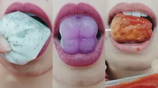 asmr mukbang emoji food challenge / asmr eating emoji food #asmr #emojifood #mukbang