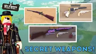 9 Secret Weapons in The Wild West! - Roblox