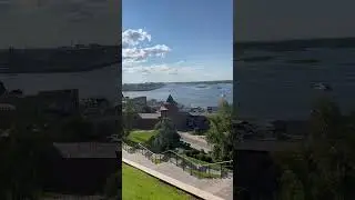 Слияние рек Волги и Оки Нижний Новгород #russia #2023 #shorts #world #best #beautiful