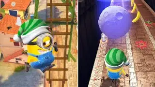 Santa Carl Minion Visits the Moon at Freedonia & El Macho's Lair | Despicable Me: Minion Rush