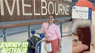 මගේ ඕස්ට්‍රේලියා ගමන💐|| Journey to Australia 🥰||SL to Aus 🇱🇰🇦🇺