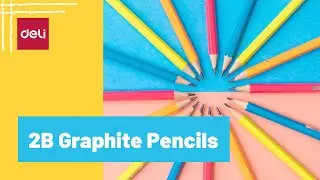 Deli Graphite Pencils 2B with 4 colors by Deli, Your Best Mate!