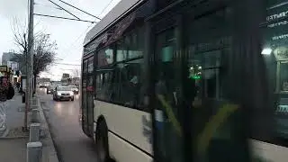 Troleibuzul Irisbus Citelis 5330(93) tranzitand Blvd. Vasile Milea