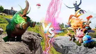 MAMMOREST VS  ALL MY POKEMONS CATCHING MAMMOREST - PALWORLD #5