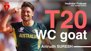 Is Stoinis a surprise T20 WC goat | ft. Anirudh Suresh | Red Inker Cricket Podcast | Jarrod Kimber
