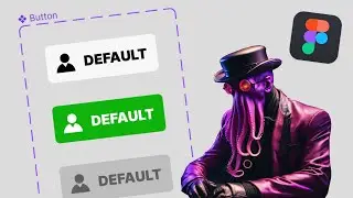 Figma tutorial for beginner: How to create variants for buttons