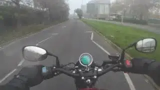 AJS Bilston 125cc Test Ride No Mic And Heavy Fog