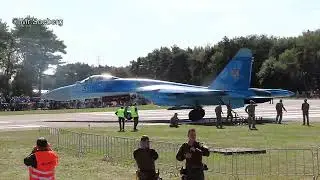 Украинский истребитель сдул людей на авиашоу в Бельгии