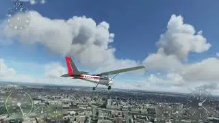 Landing on Red Square in Moscow, Russia - Microsoft Flight Simulator 2020