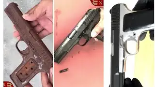 Tokarew TT-33 Deadlock rusty pistol Restoration