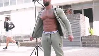 The incredible Shain photoshoot backstage