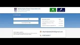 How to registration in ODISHA HYDRO POWER CORPORATION LIMITED DET AND GET REQUIREDMENT
