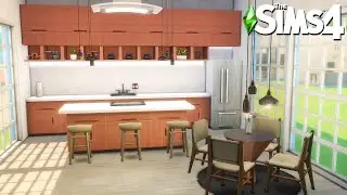 Ultra Modern Minimalist Kitchen: The Sims 4 Room Building 