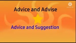 Advice and Advise | Advice and Suggestion | explain in assamese