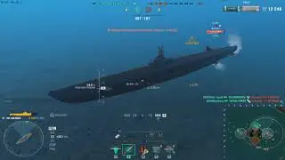 Американская подводная лодка Salmon.Морской бой-2.Игра World Of Warships