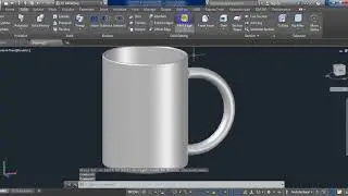 AutoCAD tutorial - how to make mug