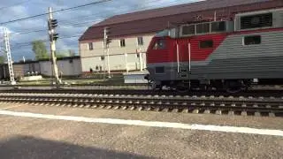 [RZD] Электровоз ЧС7 с поездом №107Ж Санкт-Петербург → Уфа