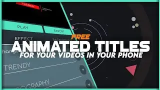 Free Title Animations For Your Videos | E Steps
