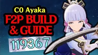 C0 F2P Ayaka Build! Still The ABSOLUTE Cryo DPS Princess? | Genshin Impact